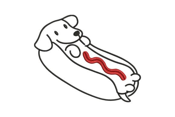 Funny Hot Dog Dachshund Embroidery Review