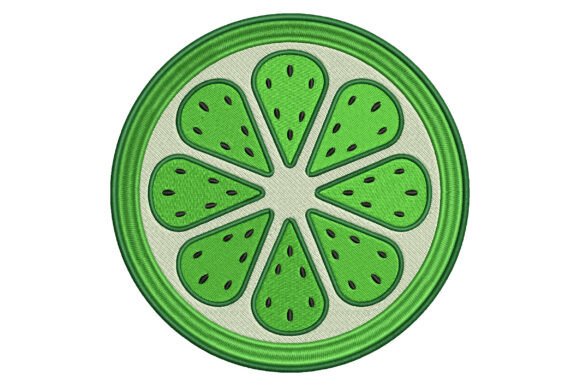 Green Lime Embroidery Design: A Fresh Pick for Handmade Gifts