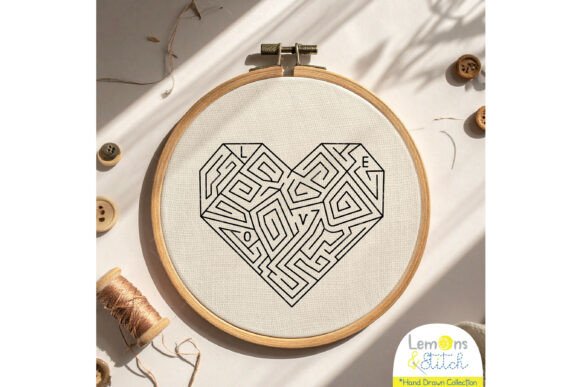 Heart Labyrinth - Hand Embroidery Review