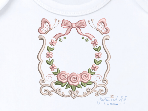 Heirloom Floral Oval Frame Embroidery Review