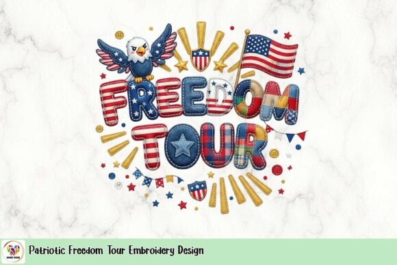 Patriotic Freedom Tour Embroidery Design Review