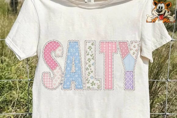 Salty Faux Embroidery Patch PNG Review for Holiday Creations